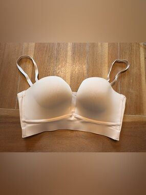 Seamless Padded Strapless-to-Strap Convertible Bra - Cream